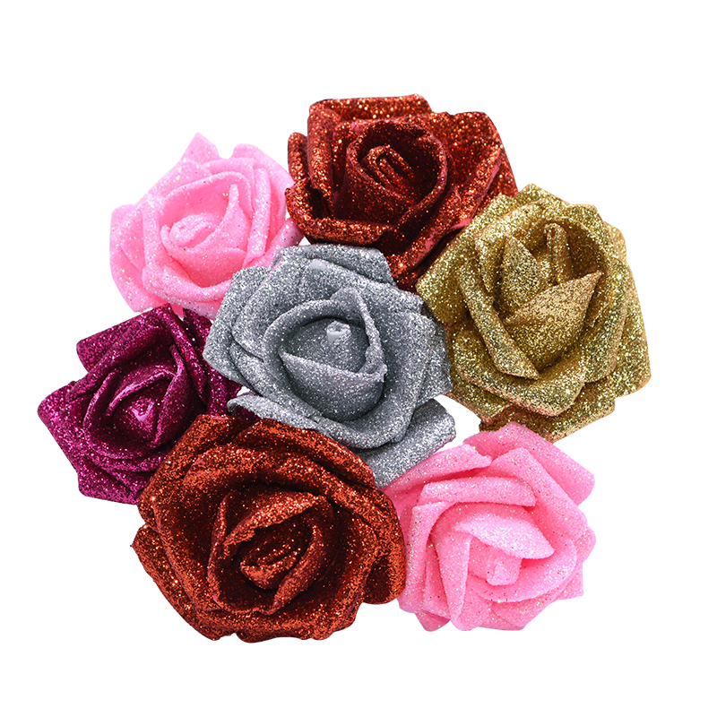 Wedding Decoration Foam Red Gold Glitter Shiny Artificial Rose Flower Bouquet Bride Party Home Wedding Party Fake Flower Bouquet, B02-5pcs
Wedding Decoration Foam Red Gold Glitter Shiny Artificial Rose Flower Bouquet Bride Party Home Wedding Party Fake Flower Bouquet, B02-5pcs