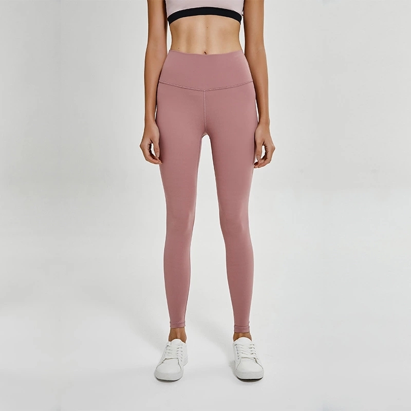 Ladies Leggings Basic Pattern High Waist Full Length Stretchy Ultra Soft 80% Nylon 20% Spandex Compression Fitness Sport Leggings MX200329