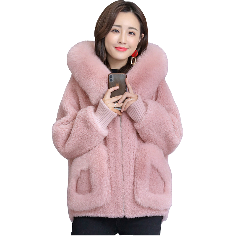 Parker Sheep Shearing coat fur all-in-one women' new winter fashion young plus size Thick warm fur mink coat women' overcoat, Creamy-white
Parker Sheep Shearing coat fur all-in-one women' new winter fashion young plus size Thick warm fur mink coat women' overcoat, Creamy-white