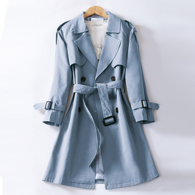 Large Size Elegant Women Trench Coat Long Double Breasted Overcoat Solid Green Loose Casual Korean Vintage Women Jacket MM60WFY, Blue
Large Size Elegant Women Trench Coat Long Double Breasted Overcoat Solid Green Loose Casual Korean Vintage Women Jacket MM60WFY, Blue