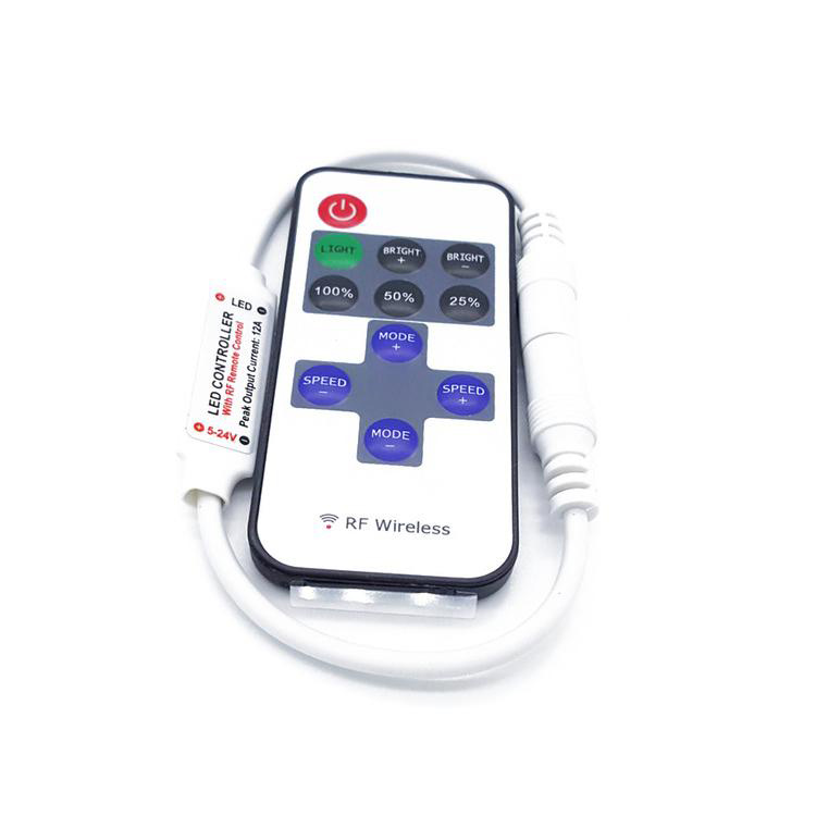 LED Controller Dimmers DC5V-24V 12A 11key mini RF Control Dimmer For 5050 3528 Flexible Strip Light Dimmer
LED Controller Dimmers DC5V-24V 12A 11key mini RF Control Dimmer For 5050 3528 Flexible Strip Light Dimmer