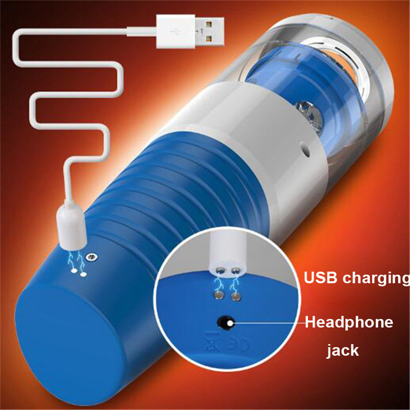 20 Telescopic Rotation Masturbation Cup Pocket Sex Vagina Real Pussy Pump Vibrator For Men Male Masturbator For Man Sexe Homme Y191010