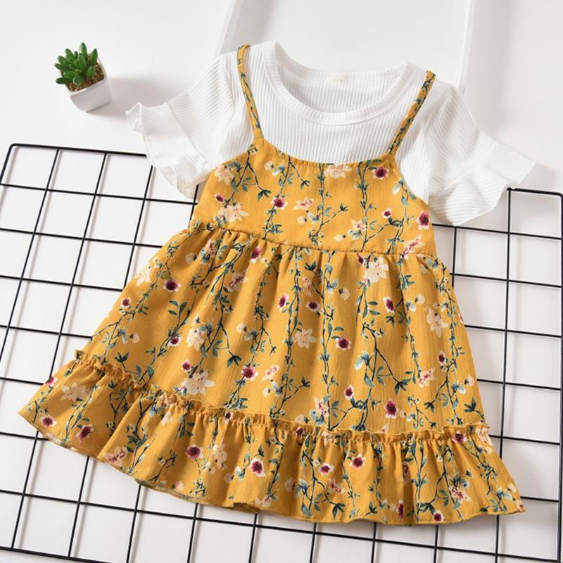 Baby Kids Girls dress Sleeve Ruched Floral Print Princess Dresses Flowers Kids Dresses For Girls clothes Children outfit 05, Pink
Baby Kids Girls dress Sleeve Ruched Floral Print Princess Dresses Flowers Kids Dresses For Girls clothes Children outfit 05, Pink