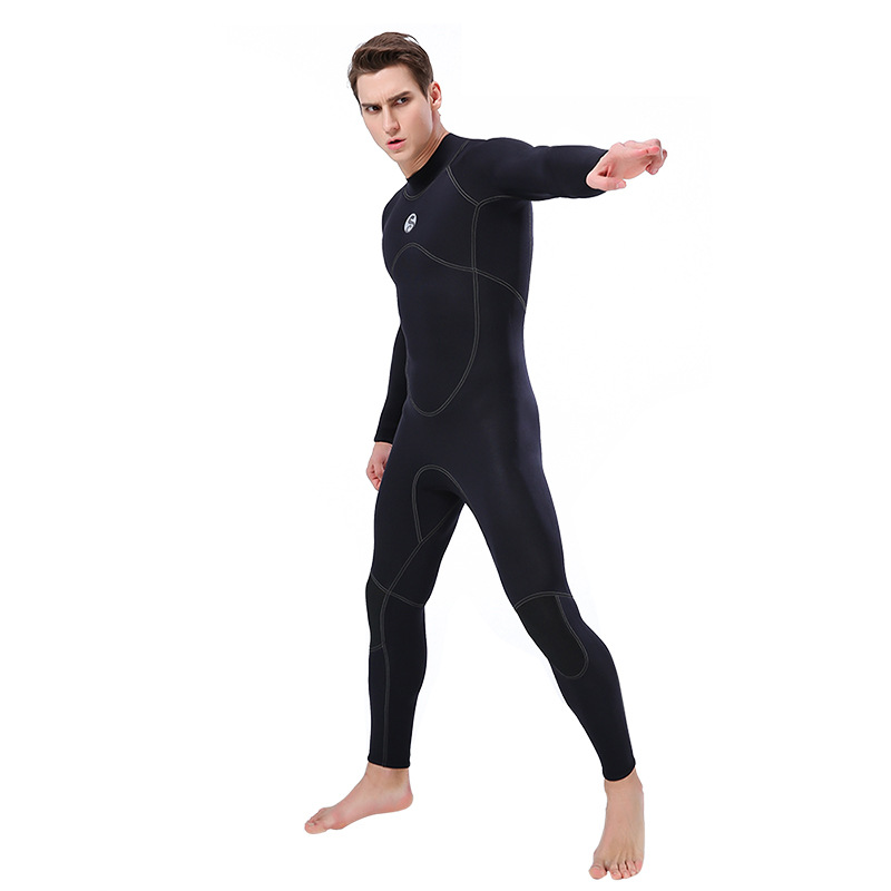 Men039s Thermal Wetsuits Full Suit 3mm Neoprene Adult039s Diving Swimming Snorkeling Surfing Scuba Flatlock Diving suit Warm