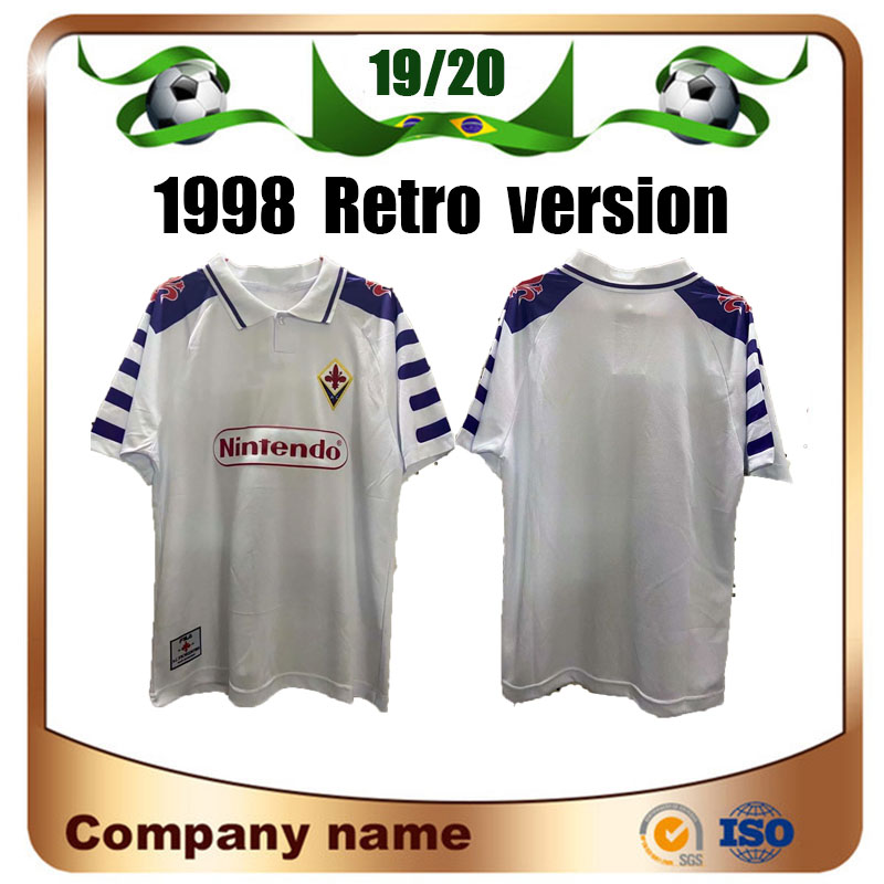 1998 1999 Retro version Fiorentina Soccer Jerseys 98/99 #9 BATISTUTA #10 RUI COSTA Soccer Shirt Vintage Florence Away football Uniform, Black;yellow
1998 1999 Retro version Fiorentina Soccer Jerseys 98/99 #9 BATISTUTA #10 RUI COSTA Soccer Shirt Vintage Florence Away football Uniform, Black;yellow