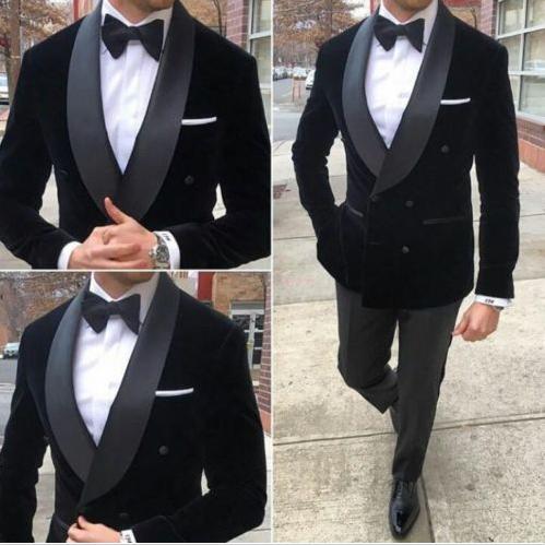 Classic Shawl Lapel Wedding Tuxedos Slim Fit Suits For Men Groomsmen Suit Two Pieces Prom Formal Suits (Jacket+Pants+Tie) 831, Same as image
Classic Shawl Lapel Wedding Tuxedos Slim Fit Suits For Men Groomsmen Suit Two Pieces Prom Formal Suits (Jacket+Pants+Tie) 831, Same as image