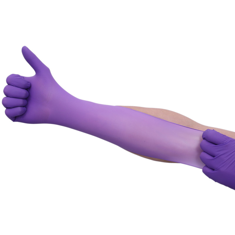 100PCS purple Disposable Gloves Latex Dishwashing Kitchen Work Rubber Garden Gloves Universal For Left and Right Hand in stock1