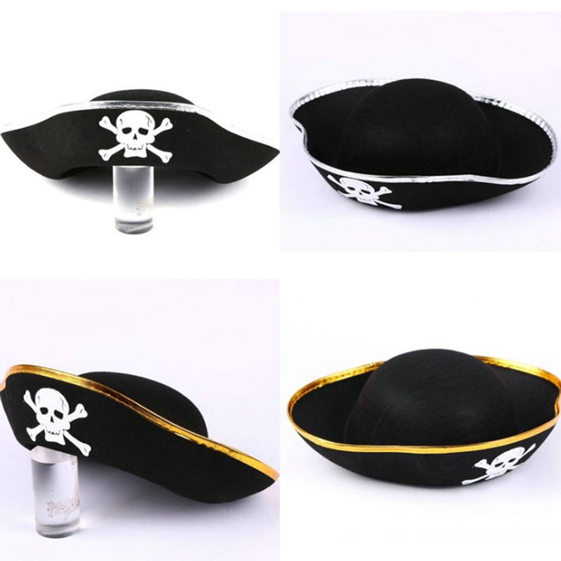 Unisex Halloween Pirate Skull Print Captain Hat Costume Accessories Caribbean Skull Hat Ms. Women'S Party Party Props Hat Costume Cosplay, Gold
Unisex Halloween Pirate Skull Print Captain Hat Costume Accessories Caribbean Skull Hat Ms. Women'S Party Party Props Hat Costume Cosplay, Gold