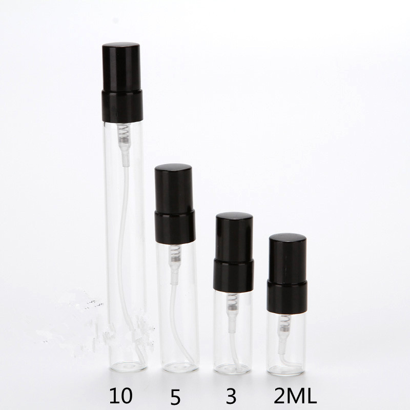 Glass Perfume Bottle Spray Bottle Parfum Automizer Test Vial Refillable Bottles 2ML 3ML 5ML 10ML Empty Packaging Vials 50pcs/Lot
Glass Perfume Bottle Spray Bottle Parfum Automizer Test Vial Refillable Bottles 2ML 3ML 5ML 10ML Empty Packaging Vials 50pcs/Lot