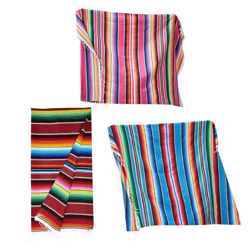 Mexican BlanketBeach Blanket Cotton Mexican Handmade Rainbow Blanket Home Tapestry Beach Picnic Mat
Mexican BlanketBeach Blanket Cotton Mexican Handmade Rainbow Blanket Home Tapestry Beach Picnic Mat
