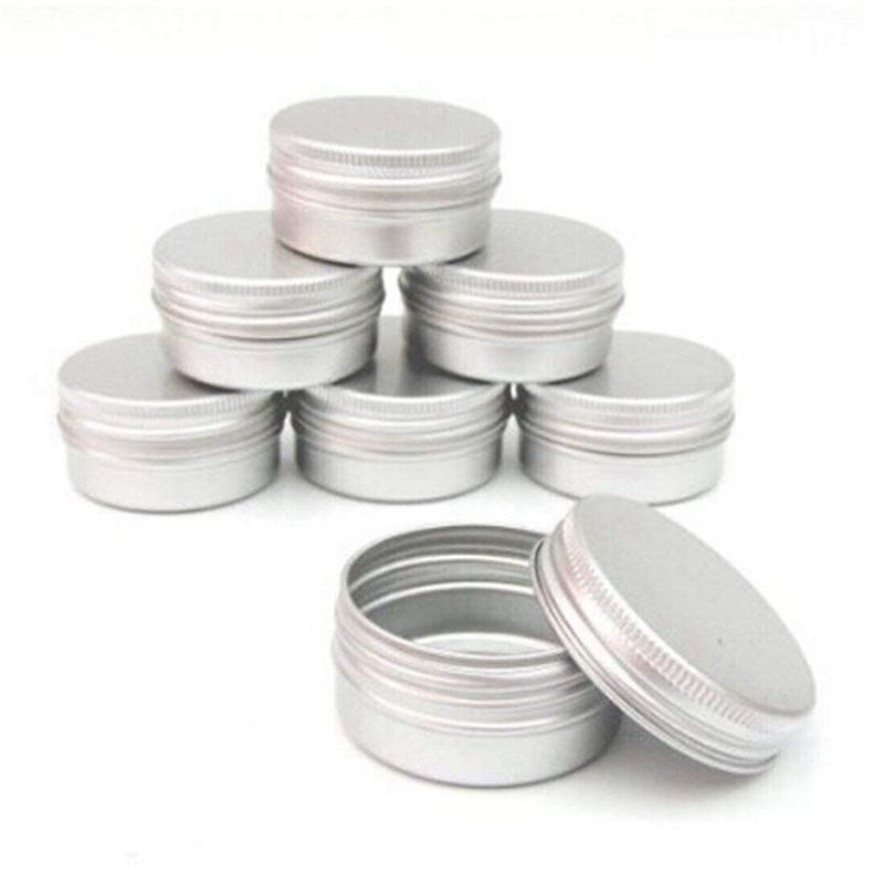 10 x 100ml Aluminium Tin Large Make up Candle Pots 100ml Capacity Empty Big Cosmetic/Candle/Spice Pots/Hair Product/Sweet Tin Ja