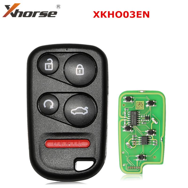 

XHORSE XKHO03EN Universal Remote Key Fob for VVDI Key Tool With Remote Start & Trunk Button