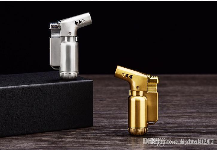 MINI metal gas jet flame kitchen torchs Butane Refillable Micro Culinary Torchs Windproof Cigarette Lighter torch W260202