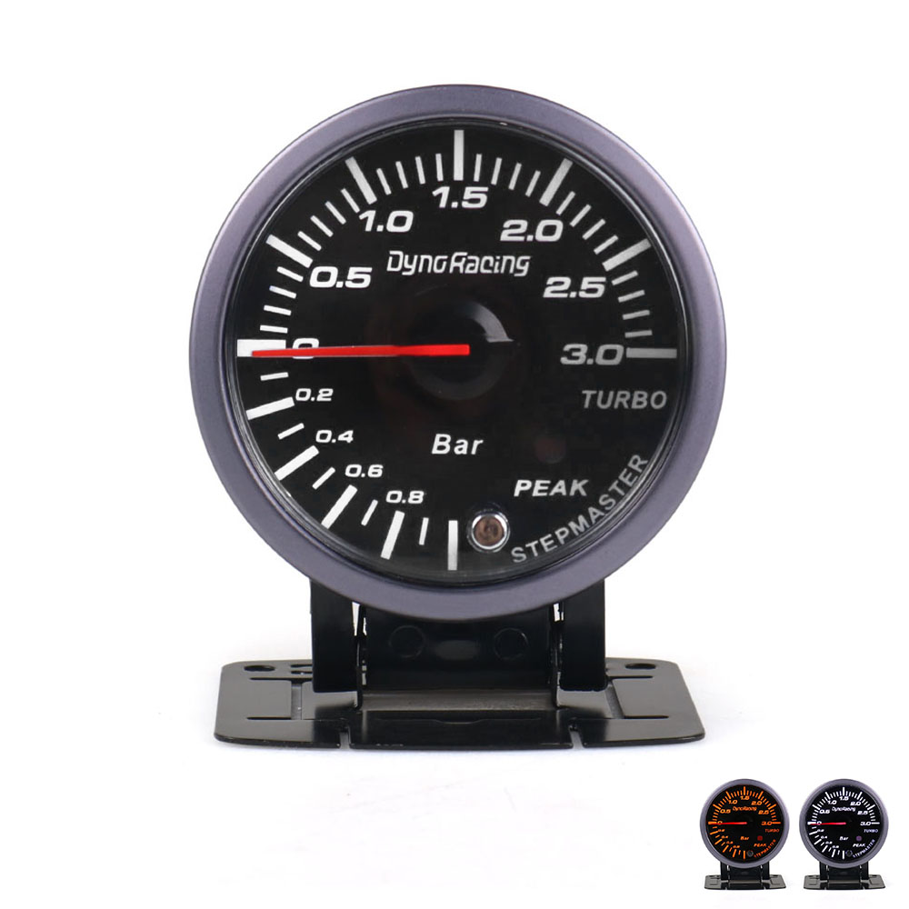 Dynoracing 2.5 Inch 60mm Car Turbo Boost Gauge 3 BAR White&Amber Dual Led Display With Peak Warning Car gauge Car meter
Dynoracing 2.5 Inch 60mm Car Turbo Boost Gauge 3 BAR White&Amber Dual Led Display With Peak Warning Car gauge Car meter