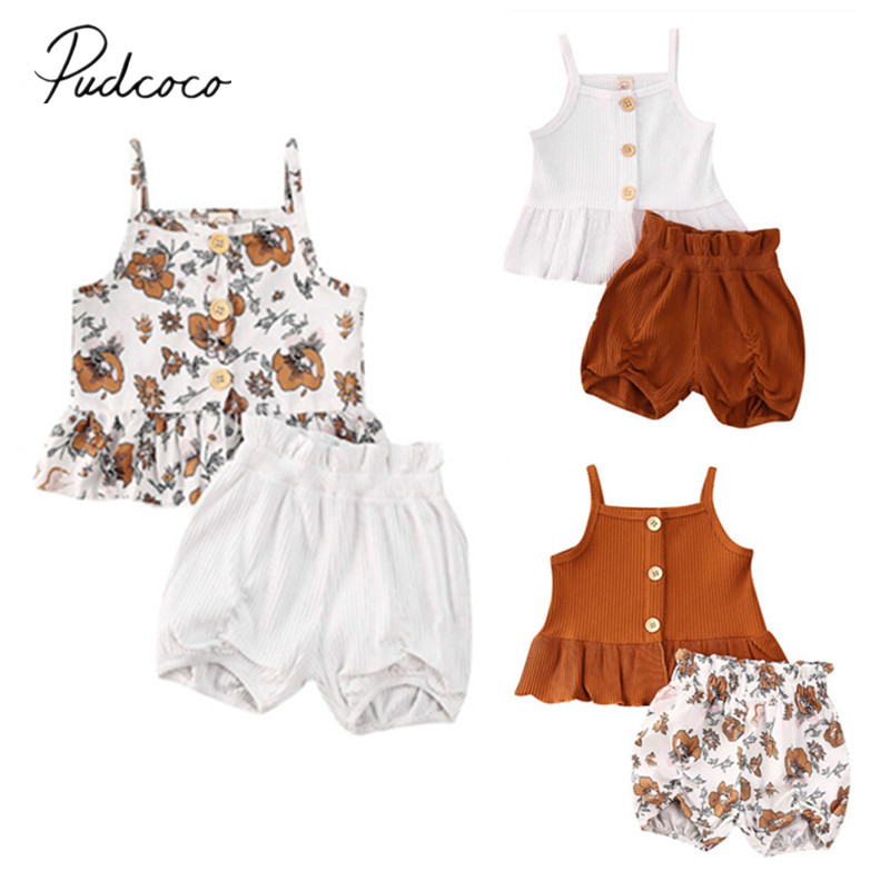 Pudcoco Summer Newborn Toddler Kids Baby Girl 2Pcs/Set Clothes Sleeveless Vest Tops Dress Flower Shorts Pants Ribbed Outfit 1-5T
Pudcoco Summer Newborn Toddler Kids Baby Girl 2Pcs/Set Clothes Sleeveless Vest Tops Dress Flower Shorts Pants Ribbed Outfit 1-5T