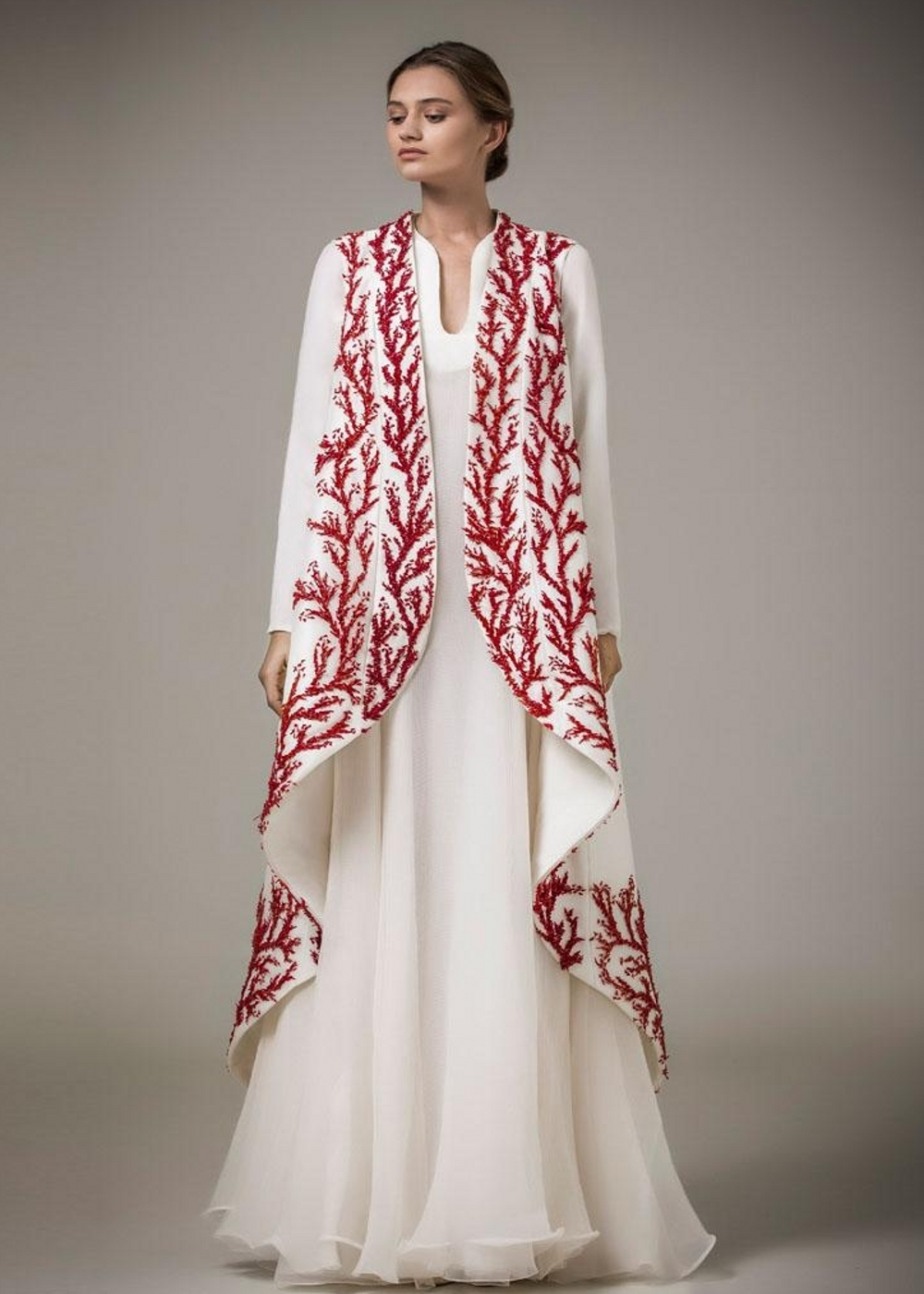 Elegant White And R… - image