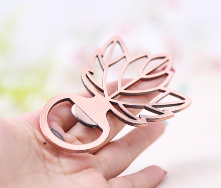 Wine Bottle Opener Wedding Favor Pineapple Maple Coconut Tree Shape Opener Creative Party Souvenir Gold Rose Gold