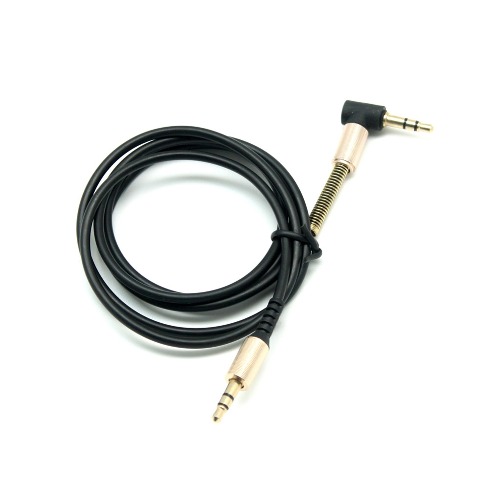 3.5mm Stainless Steel Spring Male to Male AUX Audio Connection Cable, Black
3.5mm Stainless Steel Spring Male to Male AUX Audio Connection Cable, Black