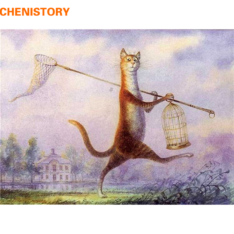CHENISTORY Picture DIY Painting By Numbers Abstract Animals Cat Modern Wall Art Picture Canvas Painting For Home Decor 40x50cm
CHENISTORY Picture DIY Painting By Numbers Abstract Animals Cat Modern Wall Art Picture Canvas Painting For Home Decor 40x50cm