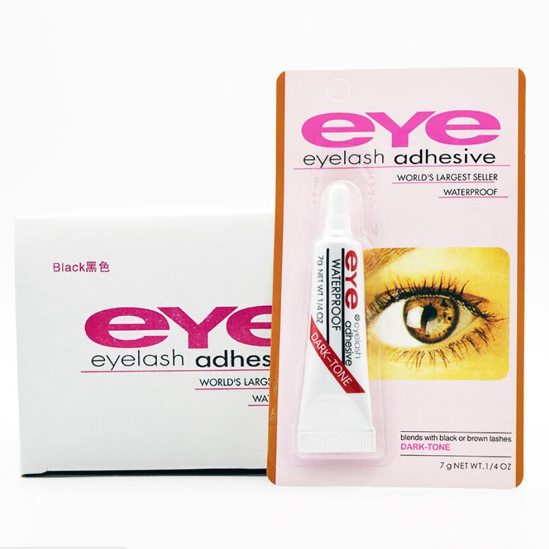 black and white Practical Eyelash Glue Clear-white/Dark-black Waterproof False Eyelashes Adhesive Makeup Eye Lash Glue Cosmetic Tools