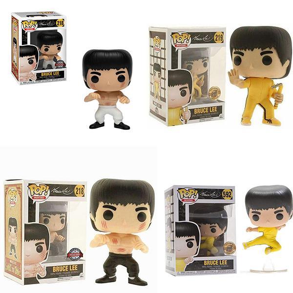 

Funko POP!! BRUCE LEE Anime #218 #219 PVC Action Figure Collectible Model toys childrens Birthday gift, Customize