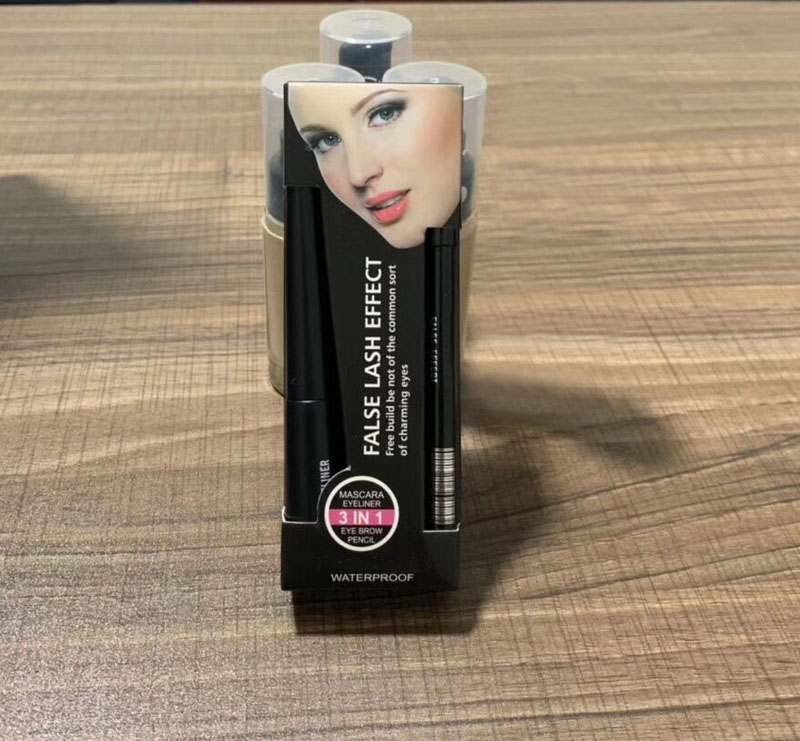 In stock MOQ 1pcs Mascara Eyeliner Pen Liquid Eyeliner Eyebrow 3 in 1 2 in 1 set Long Black Lashes Blossom Charm Shipping epacket 
In stock MOQ 1pcs Mascara Eyeliner Pen Liquid Eyeliner Eyebrow 3 in 1 2 in 1 set Long Black Lashes Blossom Charm Shipping epacket