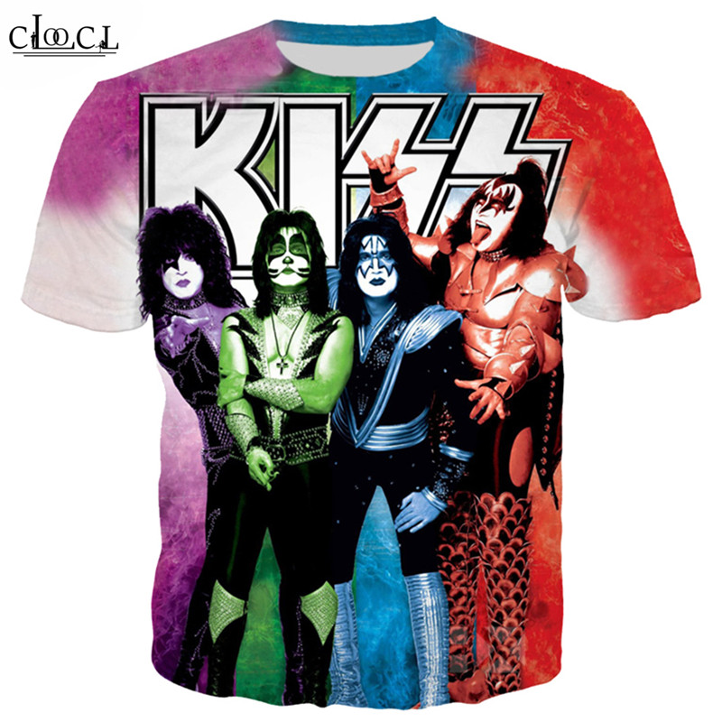 2020 New Style Heavy Metal Rock KISS Band T-shirt Women Men 3D Print Short Sleeve T-shirts Fashion Couples Plus Size Tops, T shirt 1
2020 New Style Heavy Metal Rock KISS Band T-shirt Women Men 3D Print Short Sleeve T-shirts Fashion Couples Plus Size Tops, T shirt 1