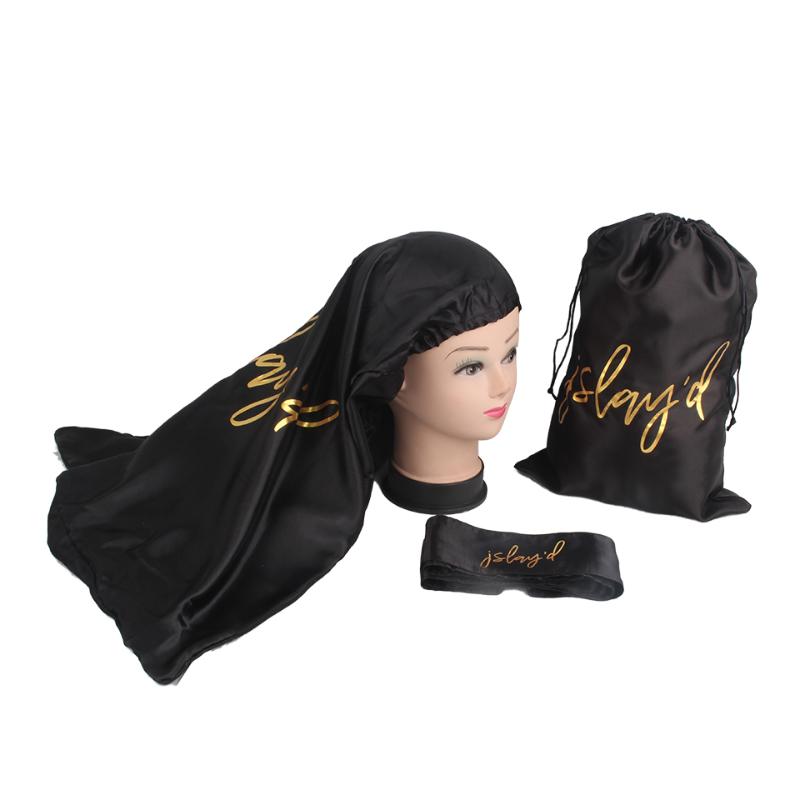 Customized logo Hair company packaging sets long bonnet satin extra big size bag extend wide frontal wrap bands headband scarf
Customized logo Hair company packaging sets long bonnet satin extra big size bag extend wide frontal wrap bands headband scarf