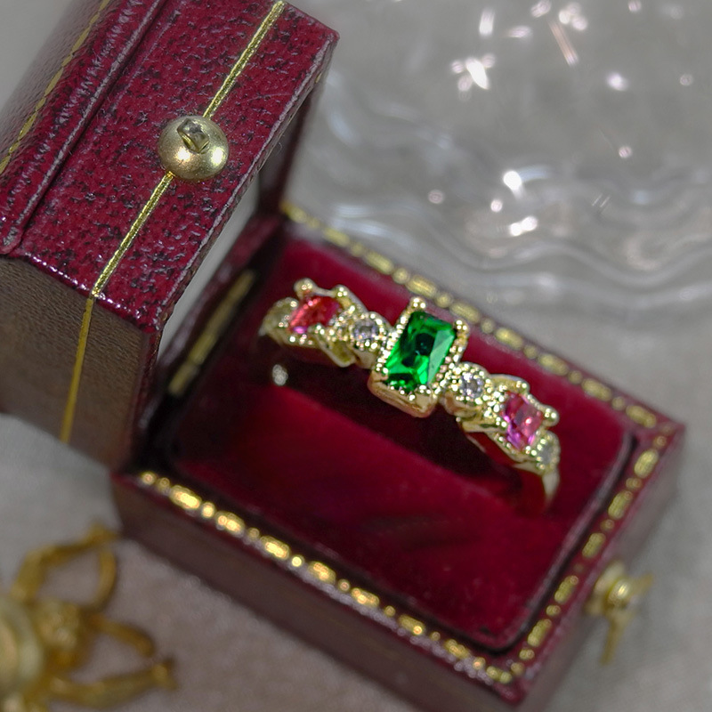 Personality Luxurious Women's Ring Electroplate Colour Crystal High Archives Jewelry Product
Personality Luxurious Women's Ring Electroplate Colour Crystal High Archives Jewelry Product