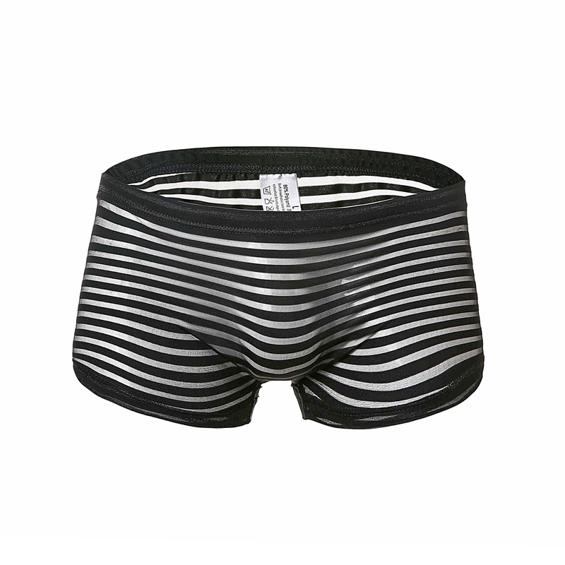 Boxers Mesh Sheer Striped Underwear Men Sexy Transparent Underpants Boxer Shorts Panties See Through Trunks Cuecas hombre, Black
Boxers Mesh Sheer Striped Underwear Men Sexy Transparent Underpants Boxer Shorts Panties See Through Trunks Cuecas hombre, Black
