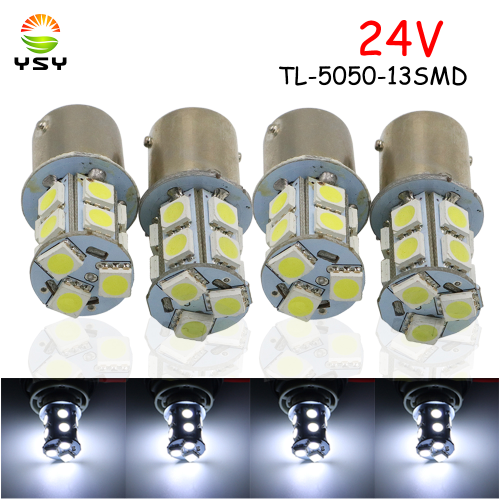 YSY 50pcs 1156 BA15S 1157 BAY15D 13SMD 13Led P21W Brake Parking Turn Rear Tail Signal Light Auto Led Car Bulb 24V White, As pic
YSY 50pcs 1156 BA15S 1157 BAY15D 13SMD 13Led P21W Brake Parking Turn Rear Tail Signal Light Auto Led Car Bulb 24V White, As pic