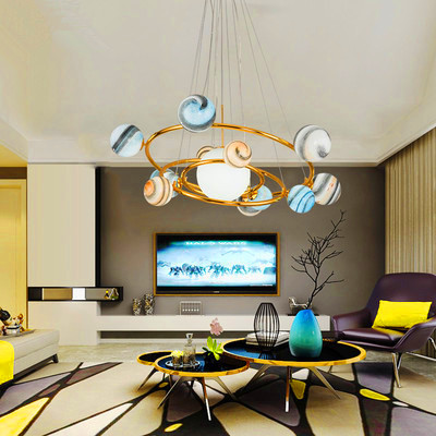 2020 New Stray Earth Chandelier Lighting Children's Room Bedroom led Lighting Lamp Kindergarten Dance Room Decoration Chandelier