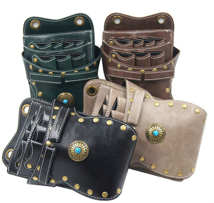 PU Leather Classical Style Barber Hair Scissor Bag Hairdressing Holster Pouch Holder Case with Waist Shoulder Belt
PU Leather Classical Style Barber Hair Scissor Bag Hairdressing Holster Pouch Holder Case with Waist Shoulder Belt