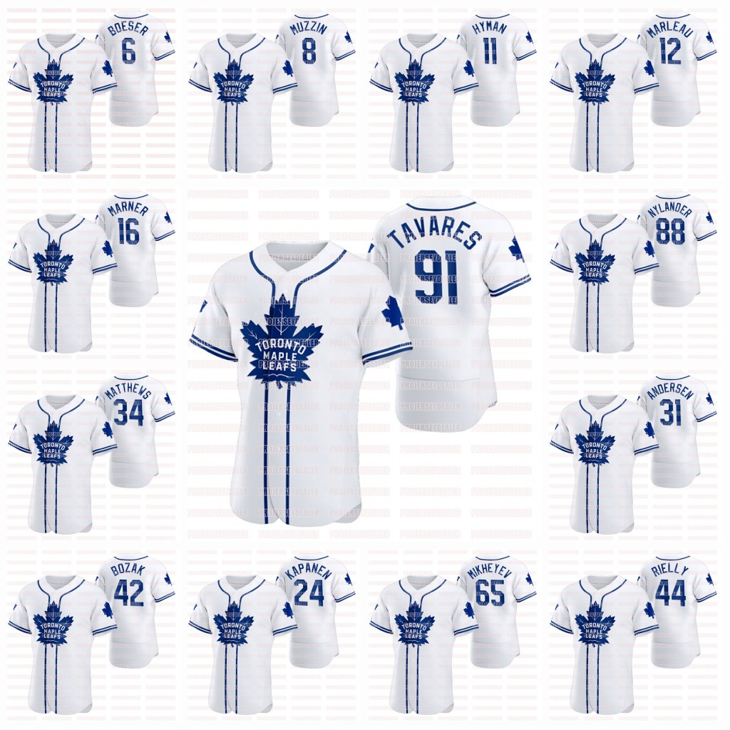 Toronto Maple Leafs 2020 Hockey X Baseball Crossover John Tavares Auston Matthew William Nylander Mitchell Marner Morgan Rielly Jersey, Mens s-3xl
Toronto Maple Leafs 2020 Hockey X Baseball Crossover John Tavares Auston Matthew William Nylander Mitchell Marner Morgan Rielly Jersey, Mens s-3xl