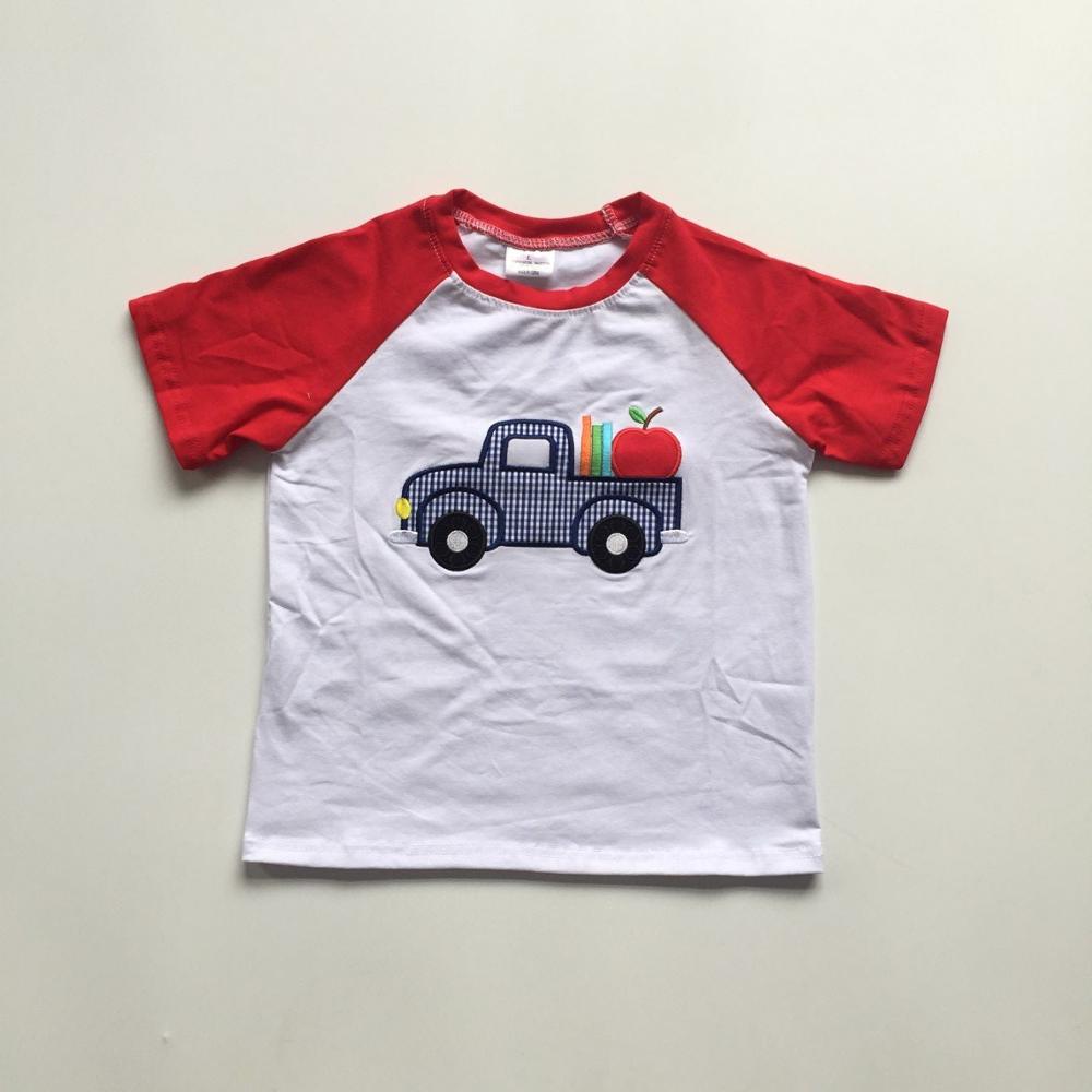 baby boy clothes children boys T-shirt back to school clothing apple truck print shirt boy's cute clothing, As pic
baby boy clothes children boys T-shirt back to school clothing apple truck print shirt boy's cute clothing, As pic