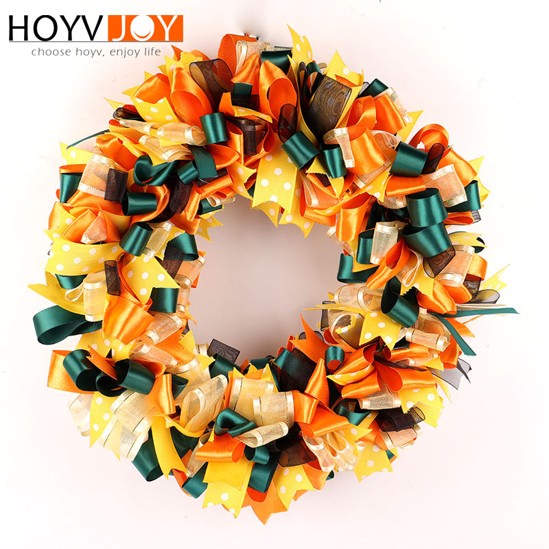 HOYVJOY Silk Wreath Decoration Christmas Halloween Festival Decor 30cm Hand on the Wall Colorful Two Styles, Round
HOYVJOY Silk Wreath Decoration Christmas Halloween Festival Decor 30cm Hand on the Wall Colorful Two Styles, Round