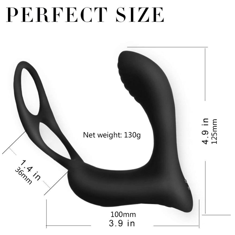 Male Prostate Massager Vibrating Anal Plug Dildo Vibrator Penis Stimulator Body Massager Anal Vibrator Butt Plug Sex Toy for Men Y200410