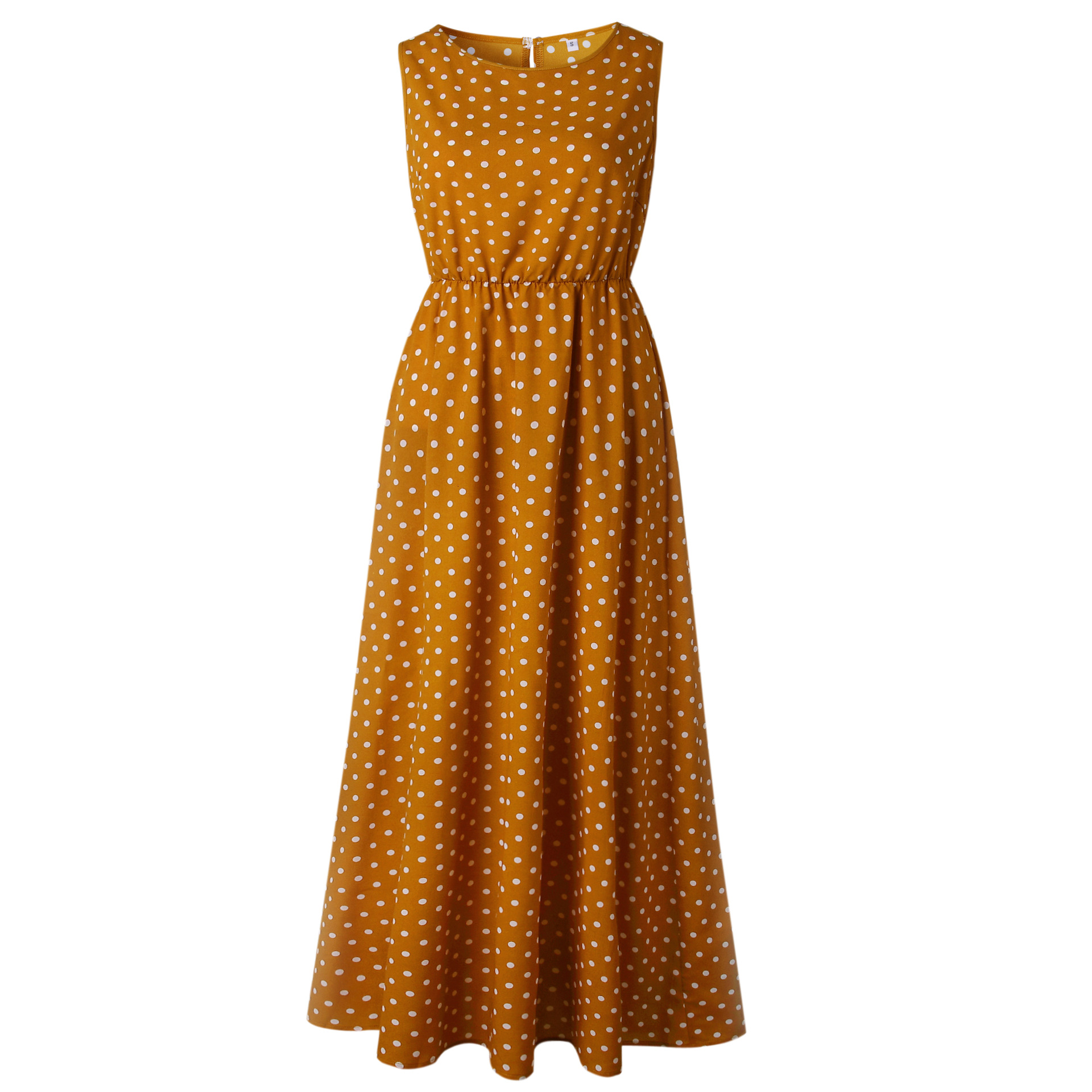 hot sale Women Sexy Button Maxi Dress Female Fashion Dot Print Sleeveless Summer Dresses Casual Beach Long Dress Vestidos, Black
hot sale Women Sexy Button Maxi Dress Female Fashion Dot Print Sleeveless Summer Dresses Casual Beach Long Dress Vestidos, Black