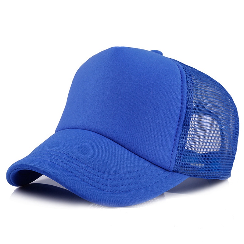 Wholesale 10pcs/Lot Plain Trucker Mesh Hat Snapback Blank Baseball Cap Adjustable Size Spring Summer Party Beach Outdoor Street Church Sunhat