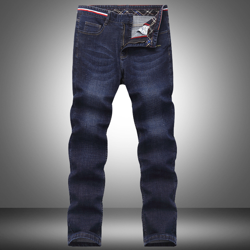 2020 Hot Jeans Fashion Male Blue Long Thick Trousers Business Casual Thin Elastic Zipper Straight Denim Men Brand Pants, Color 988
2020 Hot Jeans Fashion Male Blue Long Thick Trousers Business Casual Thin Elastic Zipper Straight Denim Men Brand Pants, Color 988
