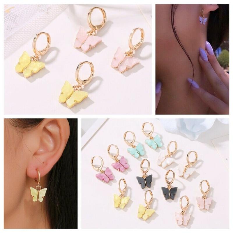Hoop & Huggie Multicolored Party Wedding Jewelry Dangle Ear Butterfly Drop Acrylic Women Clip On Earrings Studs
Hoop & Huggie Multicolored Party Wedding Jewelry Dangle Ear Butterfly Drop Acrylic Women Clip On Earrings Studs