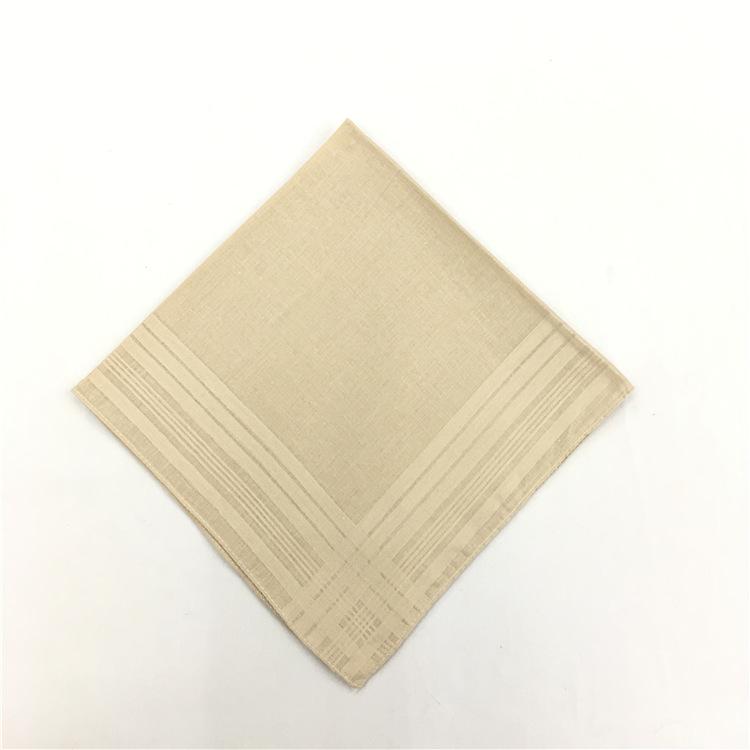 12PCS 43 * 43CM Pure Cotton Light Color Lady Handkerchief Big Satin Handkerchief