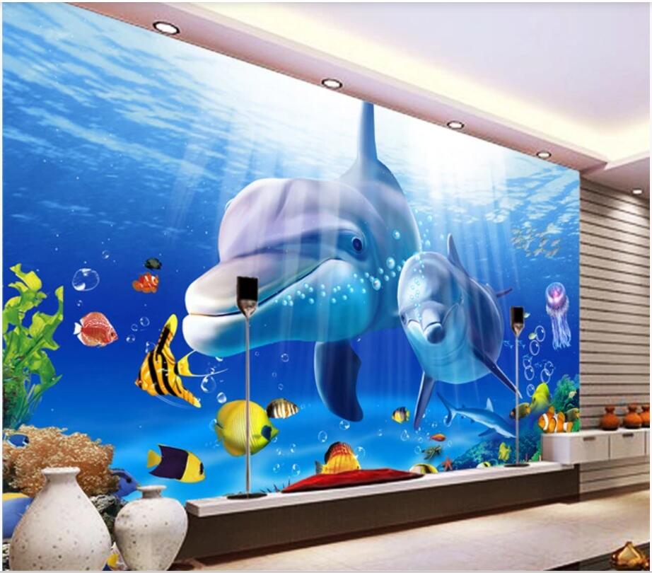 custom photo 3d wallpaper Blue ocean 3D dolphin 3D stereoscopic underwater world TV background wall pictures wallpaper mural for walls 3 d, Non-woven wallpaper
custom photo 3d wallpaper Blue ocean 3D dolphin 3D stereoscopic underwater world TV background wall pictures wallpaper mural for walls 3 d, Non-woven wallpaper