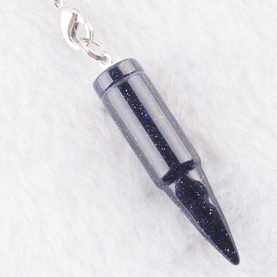 WOJIAER Natural Agate Crystal Quartz Pendant Bead Stone Silvery Metal Ball Chain Dowsing Healing Chakra Pendulum BN359