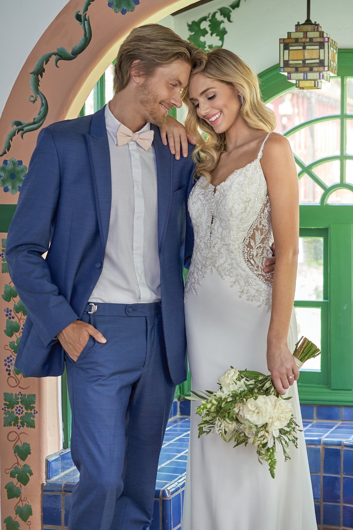 2019 Jasmine Modest Wedding Dresses Lace Applique Beads Spaghetti Sexy Back Mermaid Wedding Dress Sweep Train Custom Made Vestidos De Novia