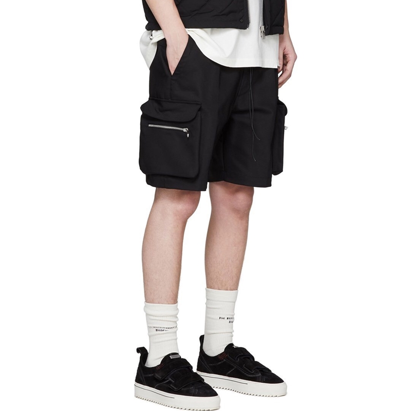 Mens Summer Shorts REPRESENT Drawstring Casual Tooling Shorts Male Loose Pants Fitness Shorts Fashion High Street, Black
Mens Summer Shorts REPRESENT Drawstring Casual Tooling Shorts Male Loose Pants Fitness Shorts Fashion High Street, Black