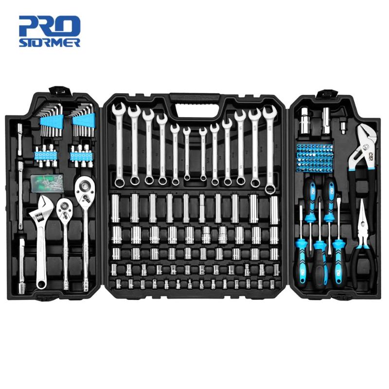 228PCS Tools Socket Wrench Tool Set Auto Repair Mixed Combination Toolbox Package Hand Kit Plastic tools set
228PCS Tools Socket Wrench Tool Set Auto Repair Mixed Combination Toolbox Package Hand Kit Plastic tools set