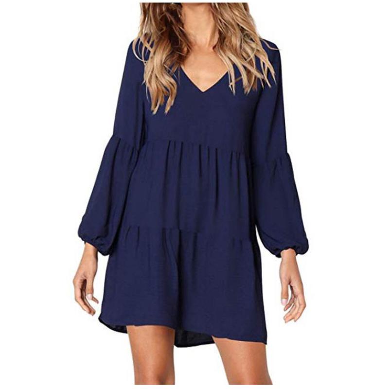 Women Casual Mini Dress Ladies Dresses Short Sleeve Ruffle Loose Swing Evening Party Dress Womens Vestidos Verano 2020 #N4, Black
Women Casual Mini Dress Ladies Dresses Short Sleeve Ruffle Loose Swing Evening Party Dress Womens Vestidos Verano 2020 #N4, Black