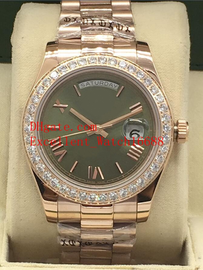8 Hot Sell The New Mens watches 41 mm 118348 228238 228235 228345 Date President 18k Rose Gold Diamond Bezel Asian 2813 Automatic Movement, Slivery;brown
8 Hot Sell The New Mens watches 41 mm 118348 228238 228235 228345 Date President 18k Rose Gold Diamond Bezel Asian 2813 Automatic Movement, Slivery;brown