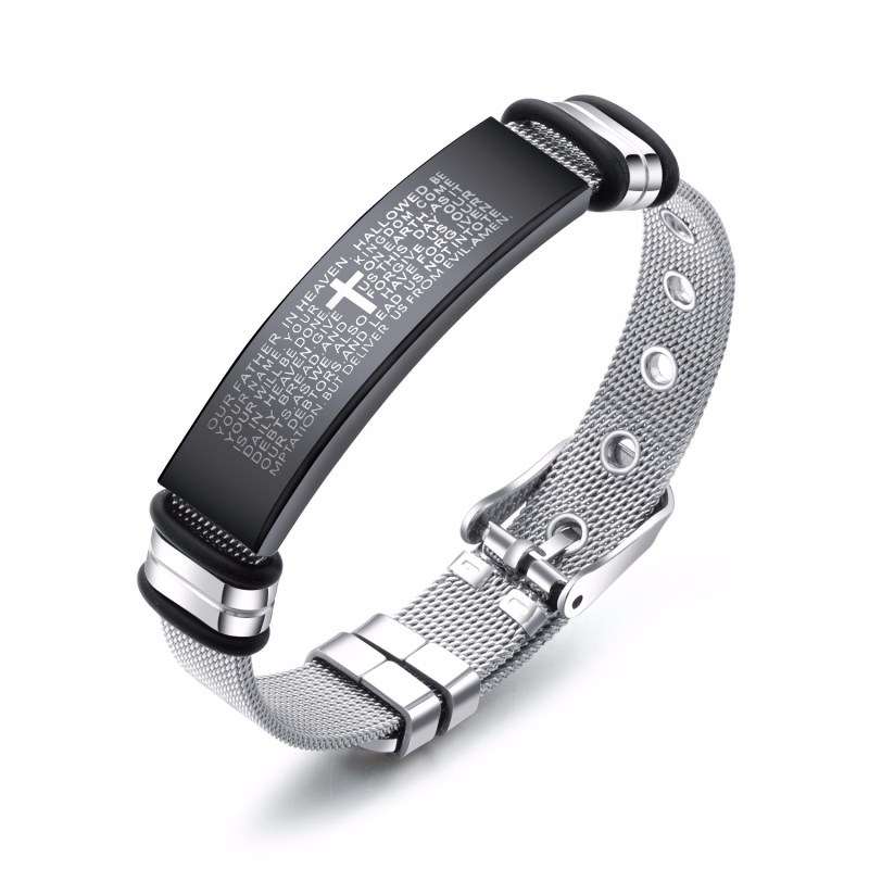 Classic Charm Bracelets Titanium Steel Mesh Gold Cross Adjustable Personality Designer Men's Bangle Jewelry Accessories Wrist Strap Bracelet, Golden;silver
Classic Charm Bracelets Titanium Steel Mesh Gold Cross Adjustable Personality Designer Men's Bangle Jewelry Accessories Wrist Strap Bracelet, Golden;silver